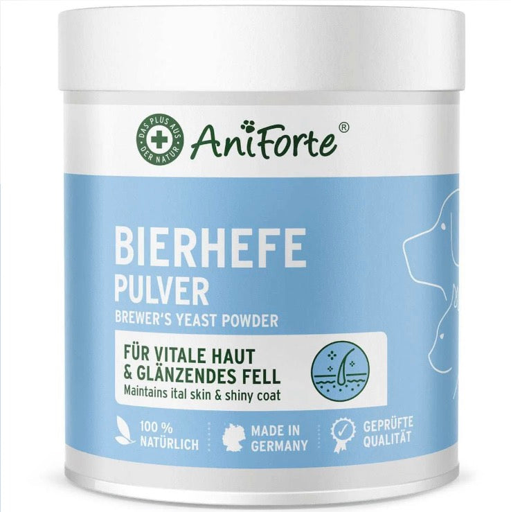 AniForte® Bierhefe Pulver – für Haut & glänzendes Fell