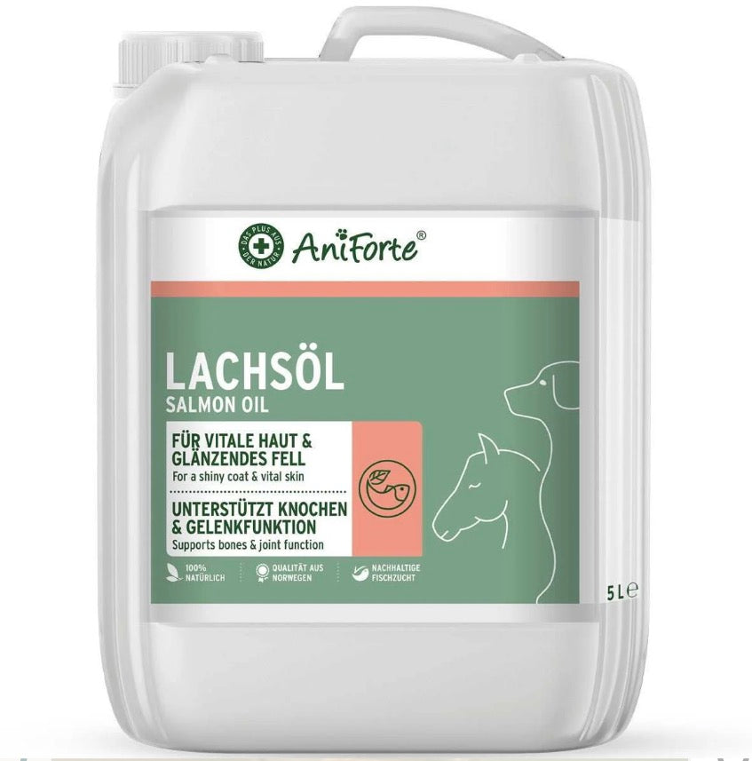 AniForte® Lachsöl – hochwertiges Fischöl für vitale Haut & schönes Fell