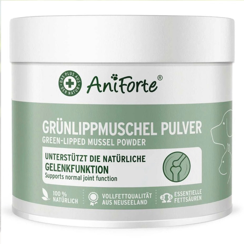 AniForte® Grünlippmuschel Pulver – für Gelenke & Beweglichkeit
