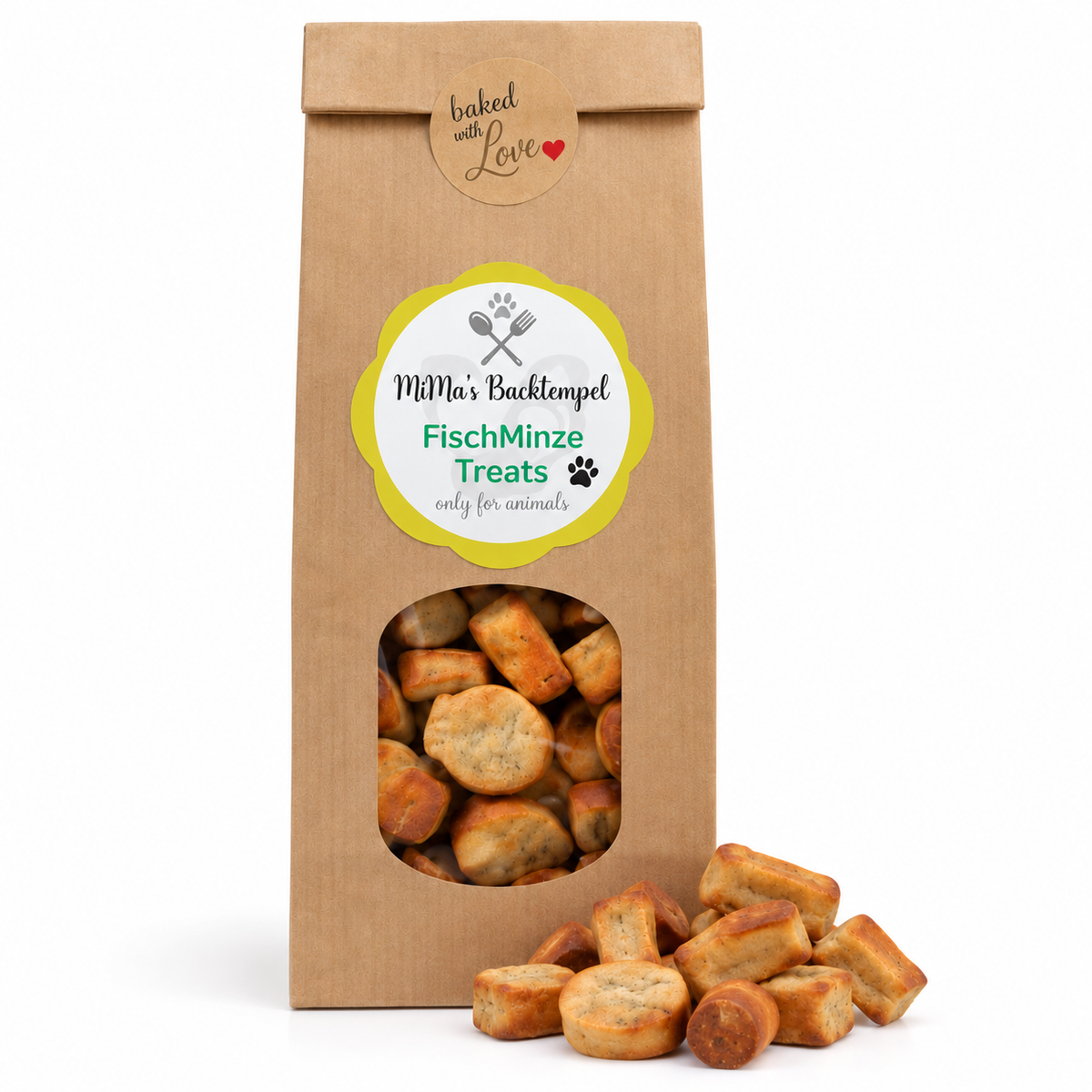 Pangasius an Minze – getreidefreie Fischleckerlis, 80 g