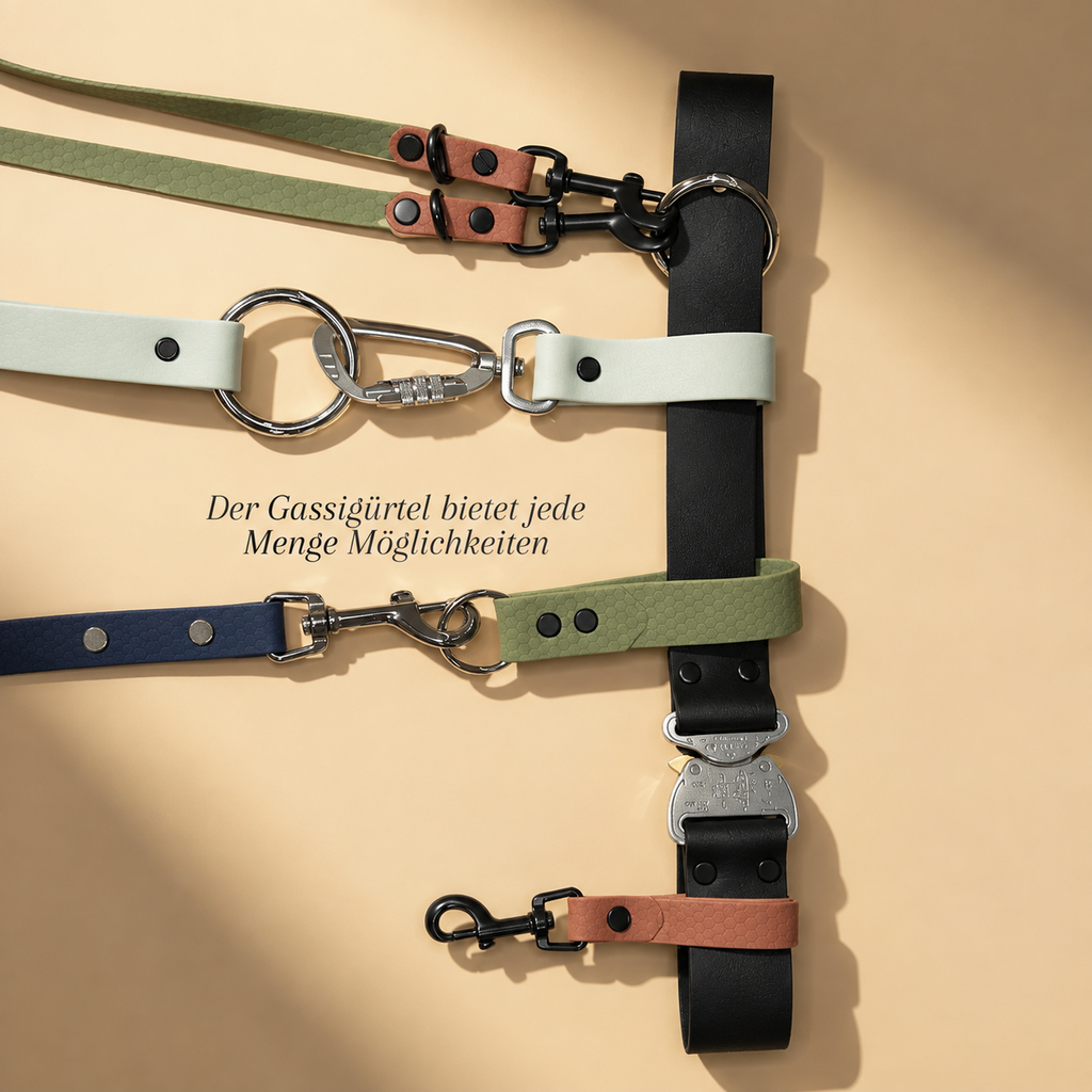 Gassigürtel 38 mm – individuell konfigurierbar