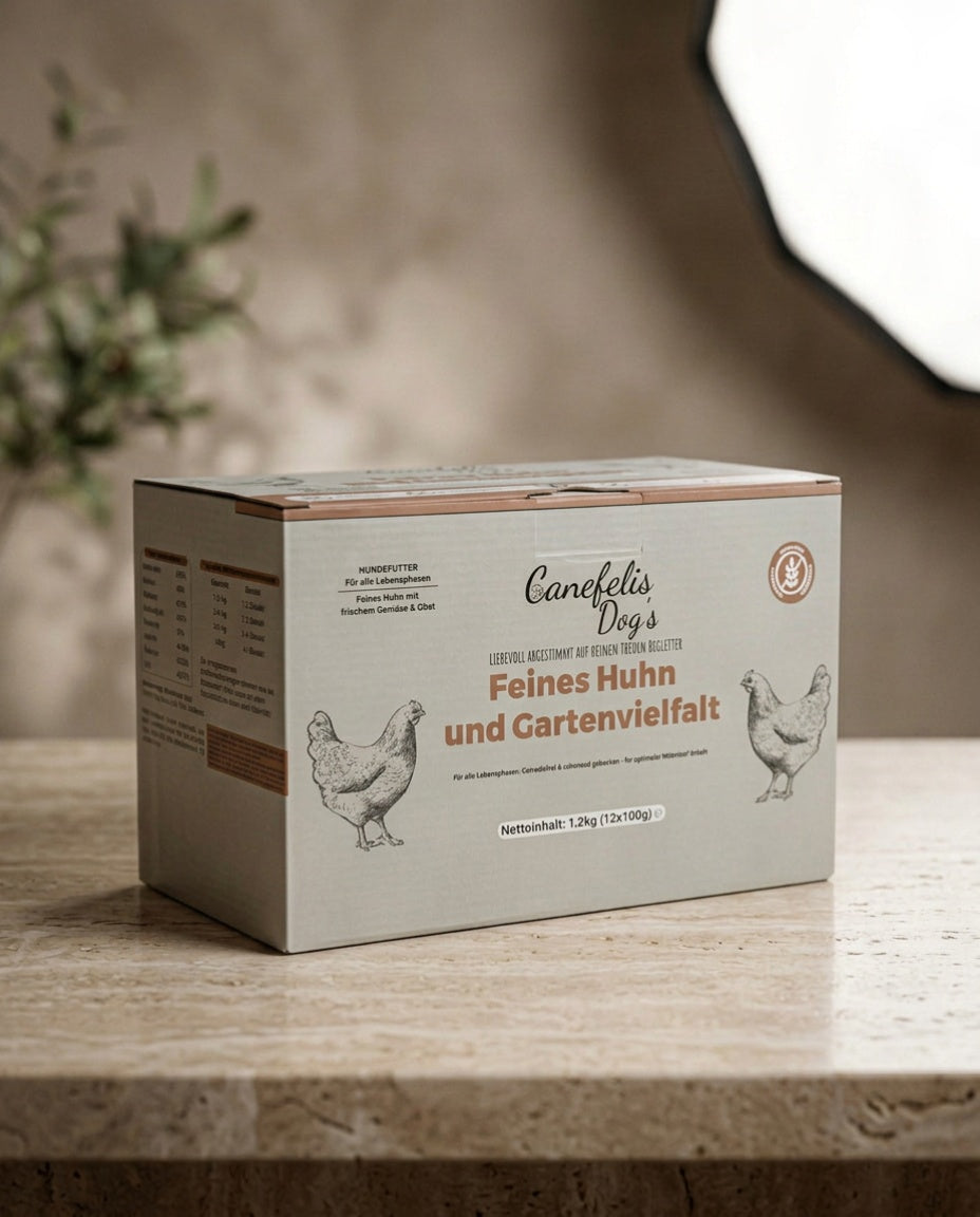 Hunde-Vorratspaket – 3 Sorten | 36 × 100 g | getreidefreies Nassfutter