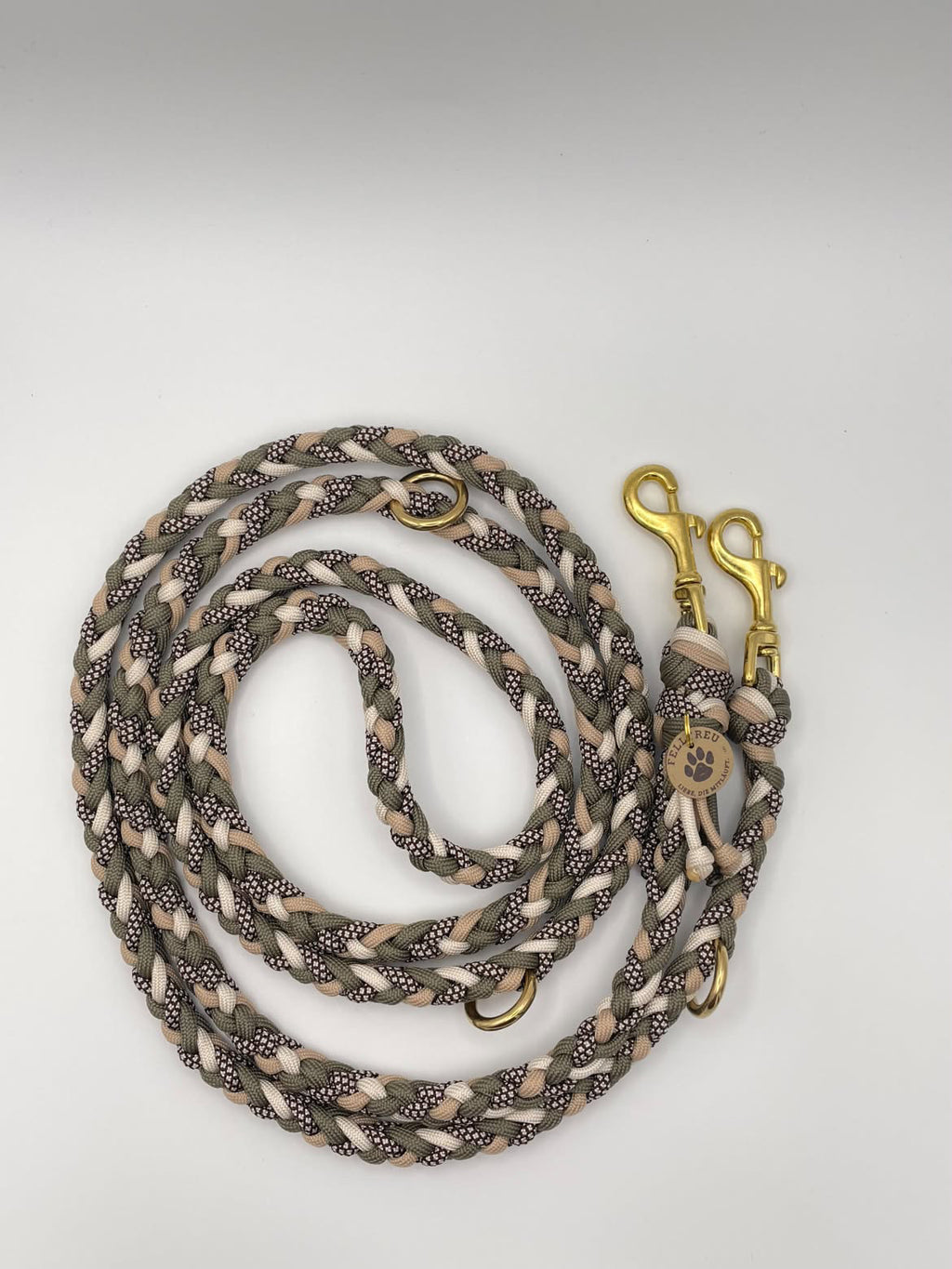 Geflochtene Paracord-Hundeleine – mehrfarbig, 3 Designs