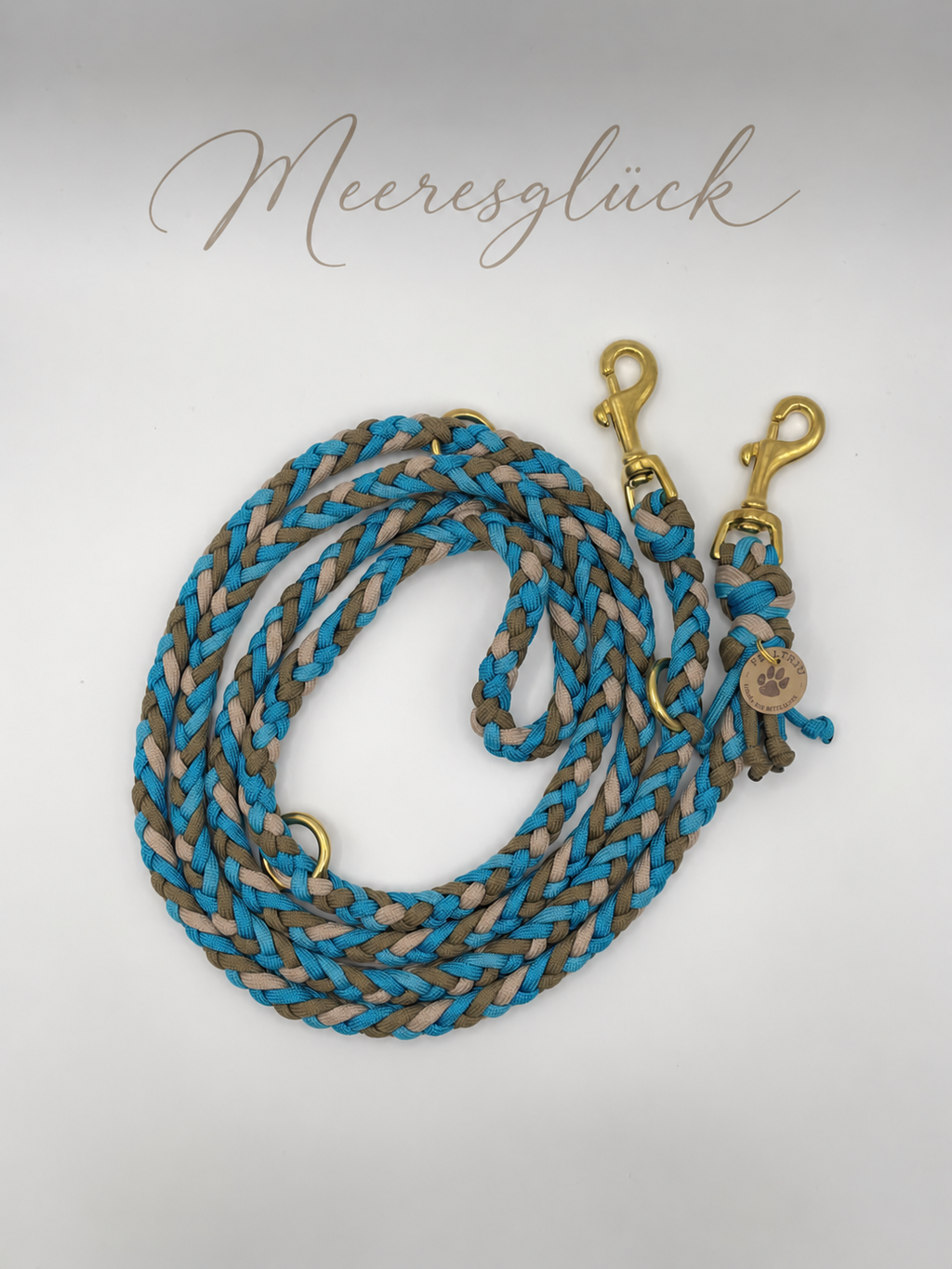 Geflochtene Paracord-Hundeleine – mehrfarbig, 3 Designs