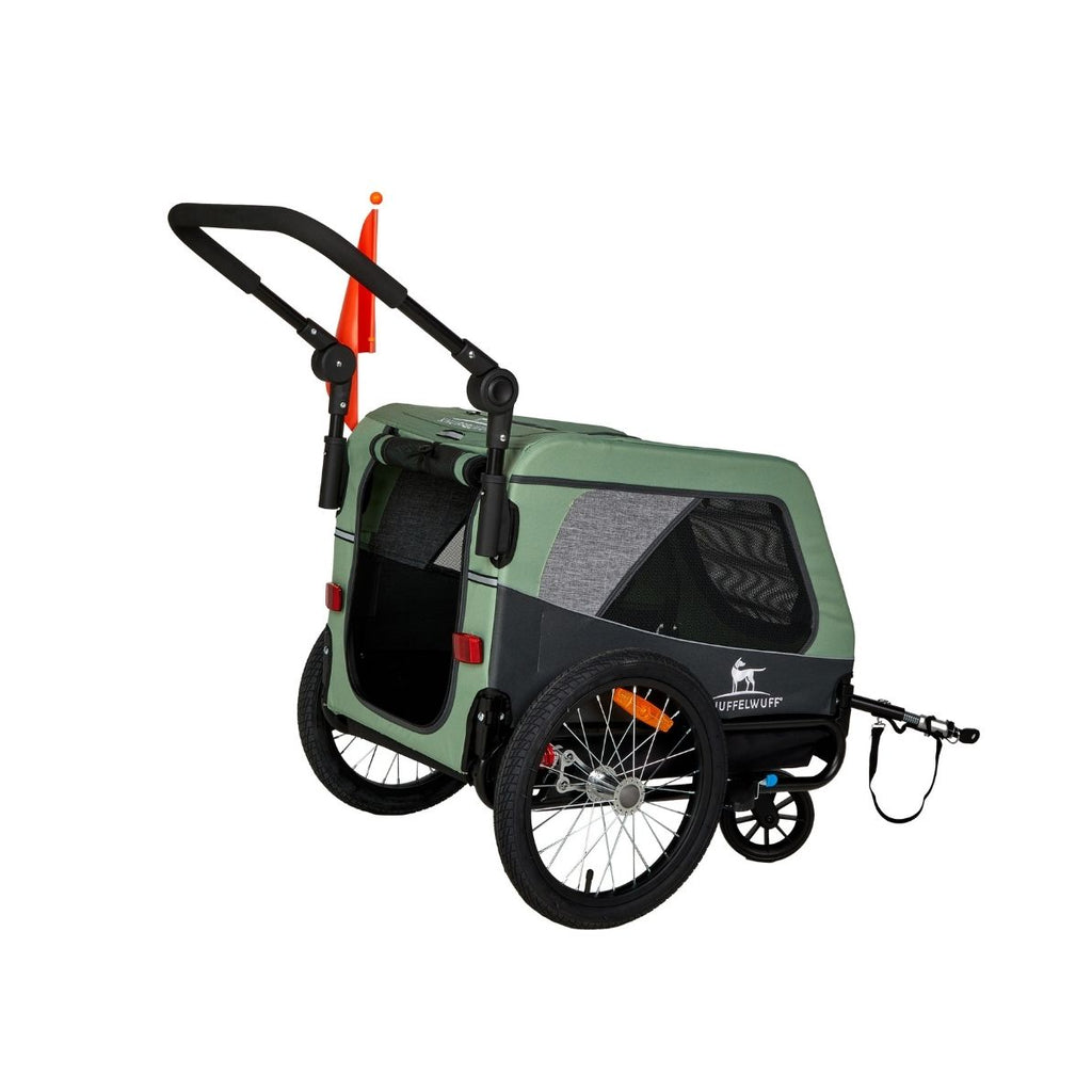 Hundeanhänger Cruvado mit Federung – Fahrradanhänger & Buggy für Hunde