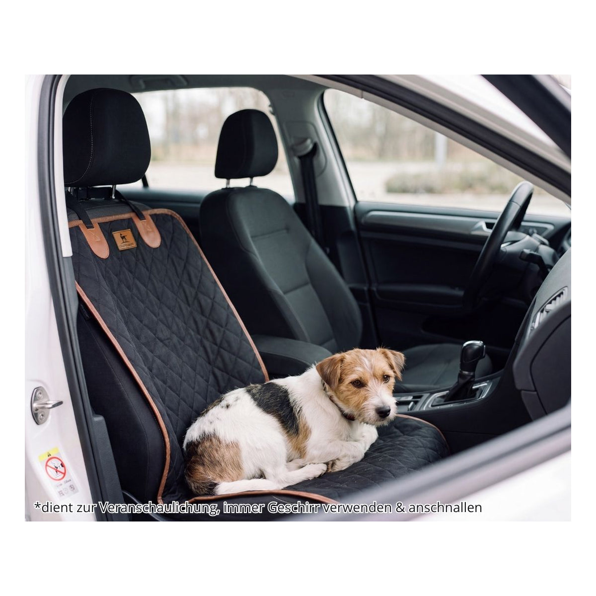 Auto-Schonbezug für Hunde – Vordersitz-Schondecke mit Fußraumschutz