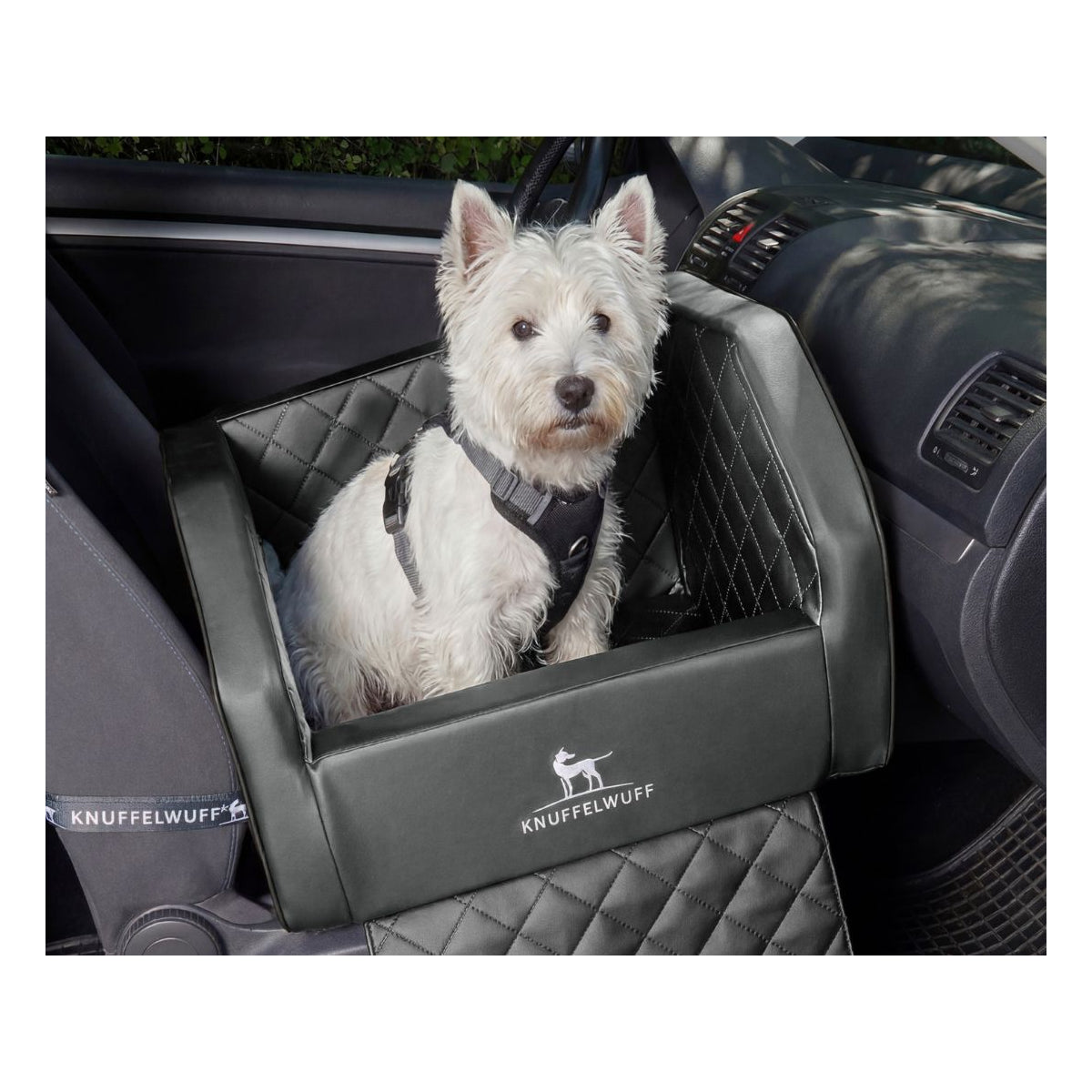 Cargo Hunde-Autositz für den Vordersitz – orthopädische Transportbox
