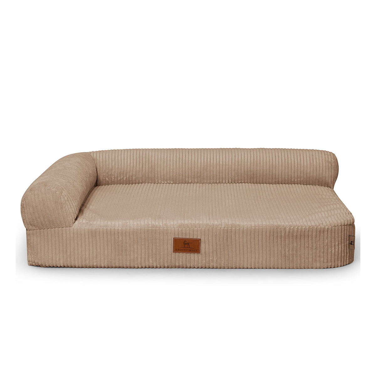 Orthopädisches Eck-Hundebett Cortland – Memory Foam & Cord