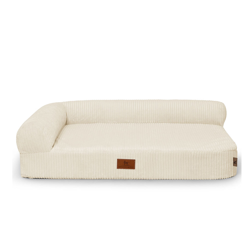 Orthopädisches Eck-Hundebett Cortland – Memory Foam & Cord