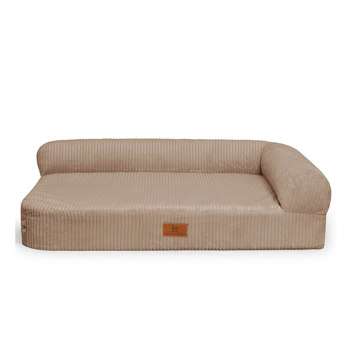 Orthopädisches Eck-Hundebett Cortland – Memory Foam & Cord