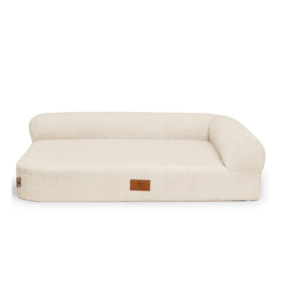 Orthopädisches Eck-Hundebett Cortland – Memory Foam & Cord