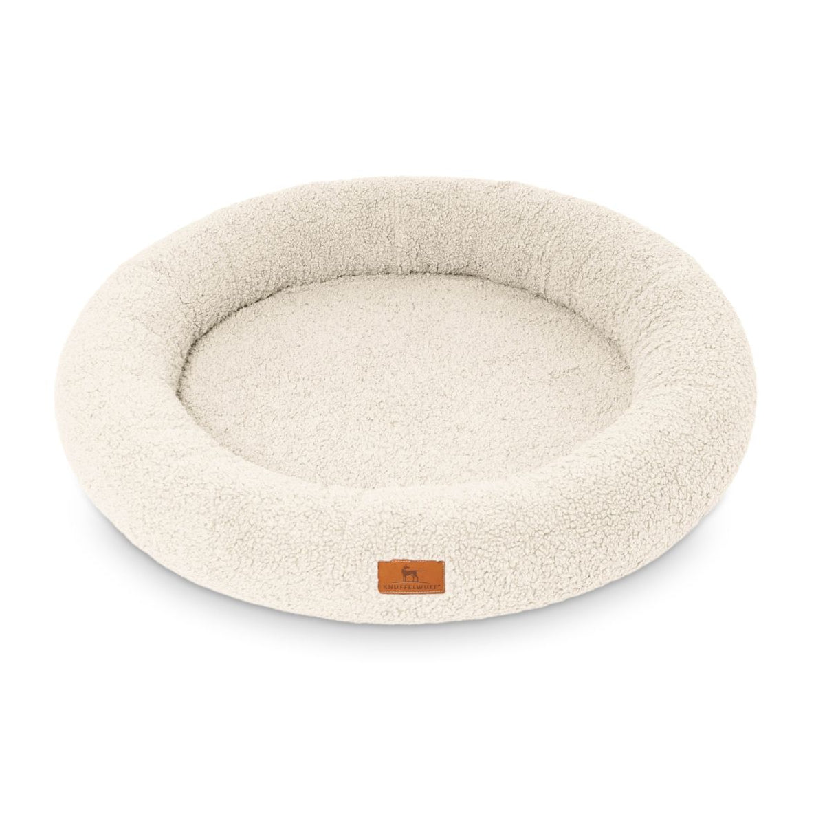 Orthopädisches Hundebett Cody – rund aus Teddy