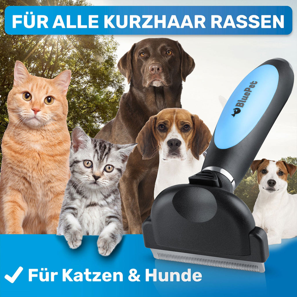 UnterwollGlück 2.0 – Kurzhaar-Unterwollbürste mit Selbstreinigung