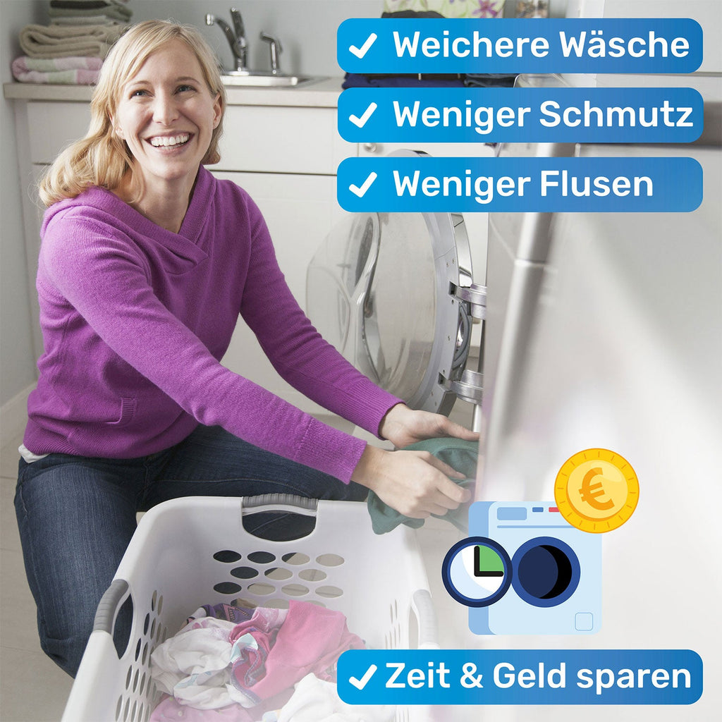 Wäschebälle gegen Tierhaare & Fusseln – wiederverwendbar
