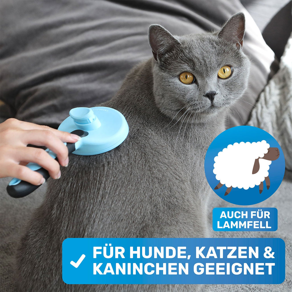 ZupfZeug – selbstreinigende Zupfbürste für Hunde