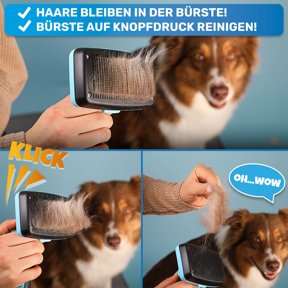 ZupfZeug 2.0 – Selbstreinigende Zupfbürste für Hunde