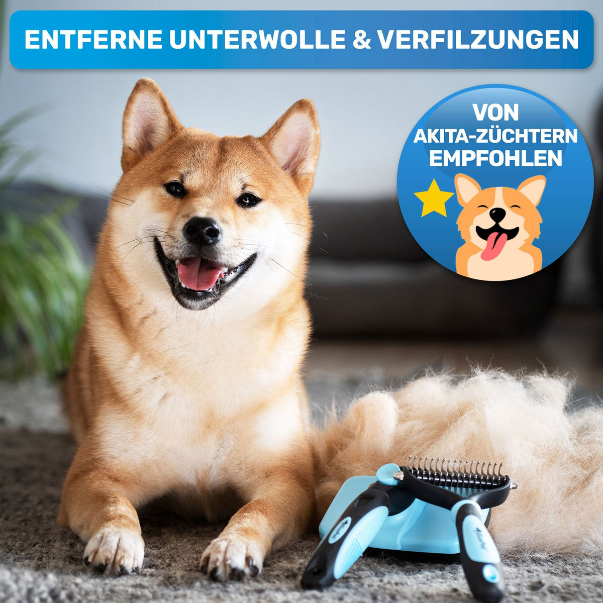 ZupfZeug 2.0 – Selbstreinigende Zupfbürste für Hunde