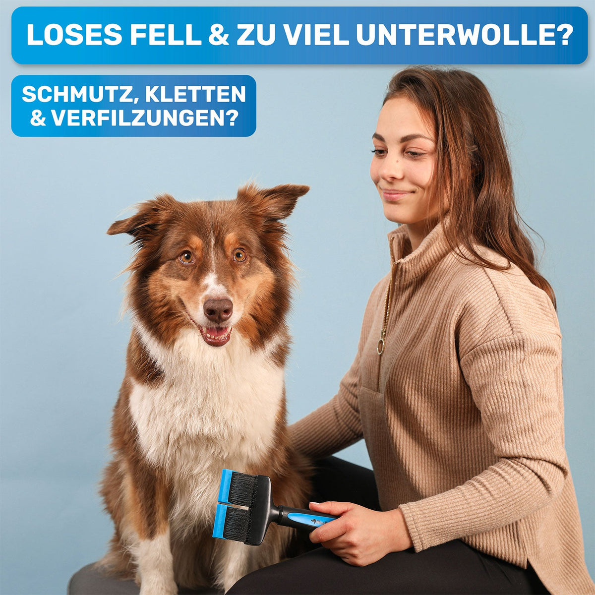 ZupfZeug Pro – Flexible Zupfbürste für Hunde