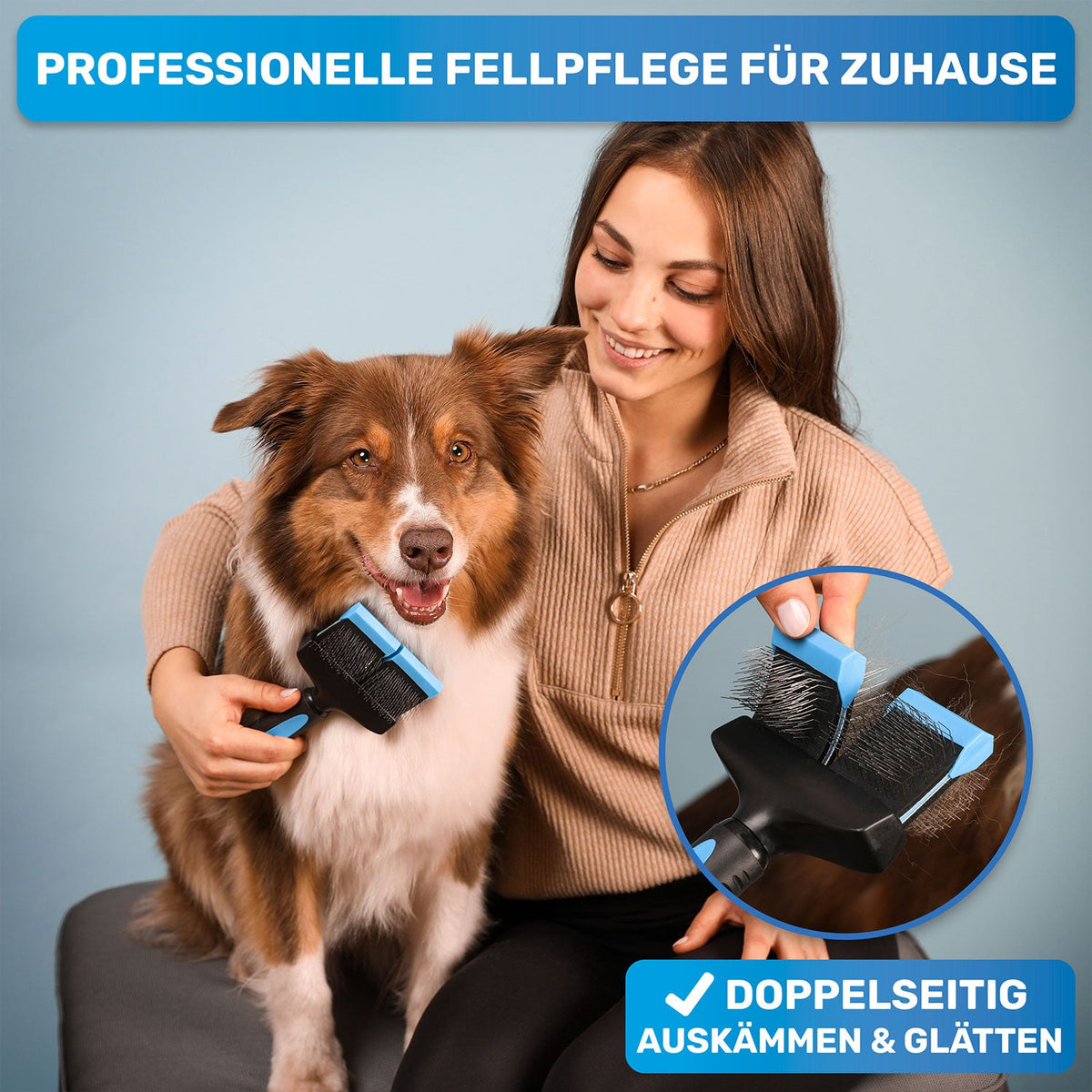 ZupfZeug Pro – Flexible Zupfbürste für Hunde