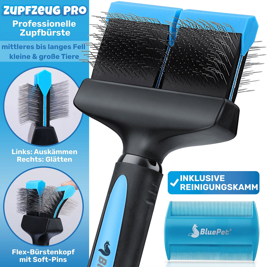 ZupfZeug Pro – Flexible Zupfbürste für Hunde
