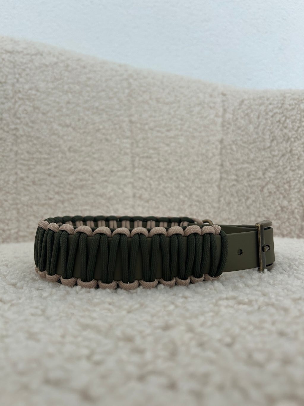 Biothane-Paracord-Halsband Dark Forest