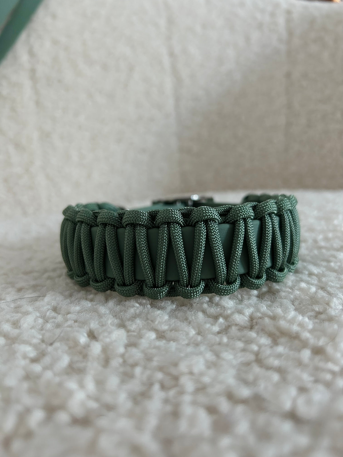 Biothane-Paracord-Halsband Salbei