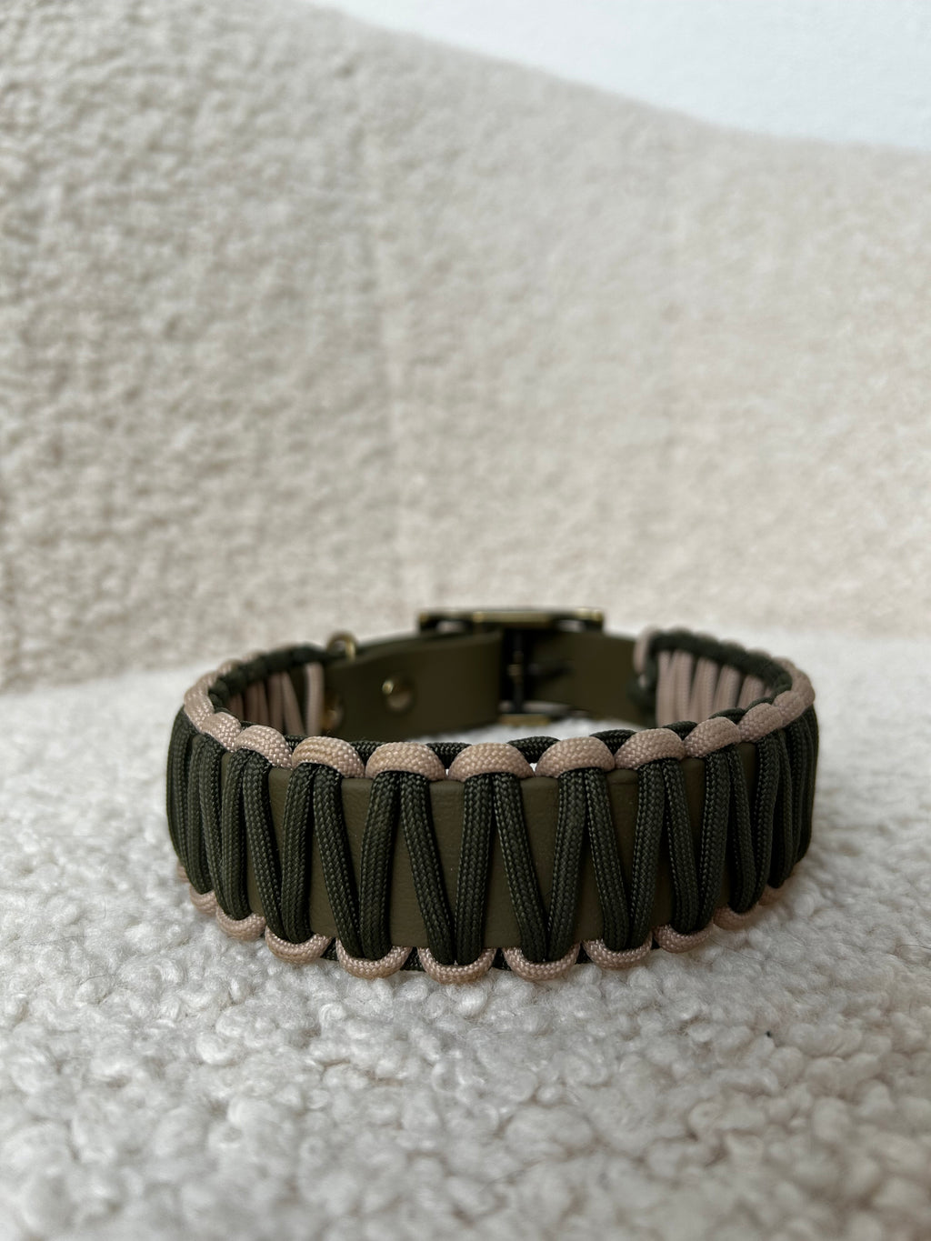 Biothane-Paracord-Halsband Dark Forest