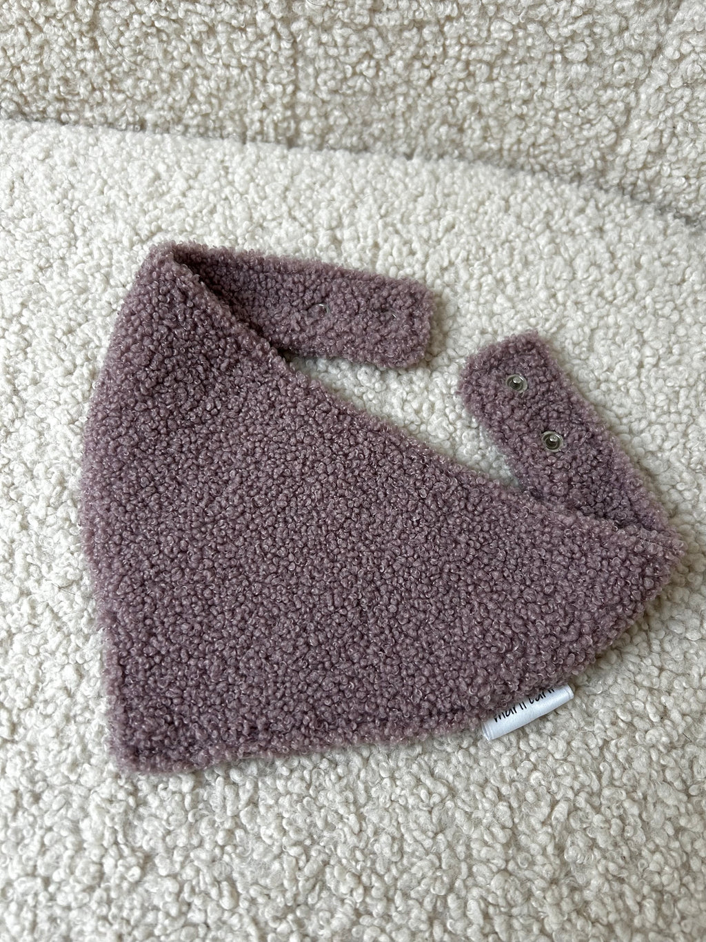 Teddyplüsch-Halstuch - verschiedene Farben