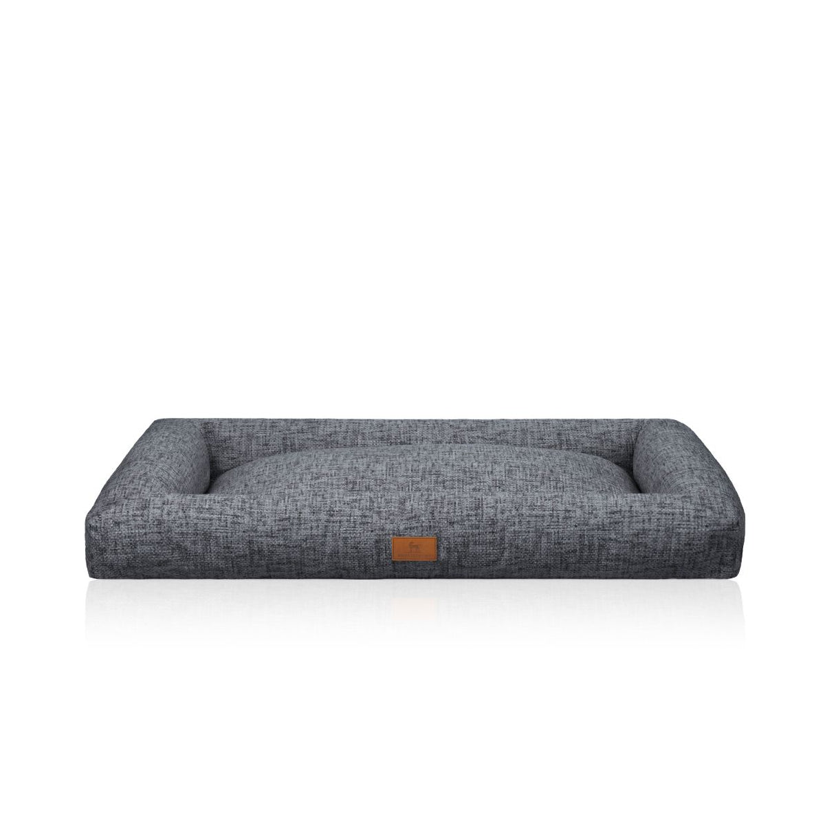 Knuffelwuff Box Hundebett Nivaro aus weichem Webstoff