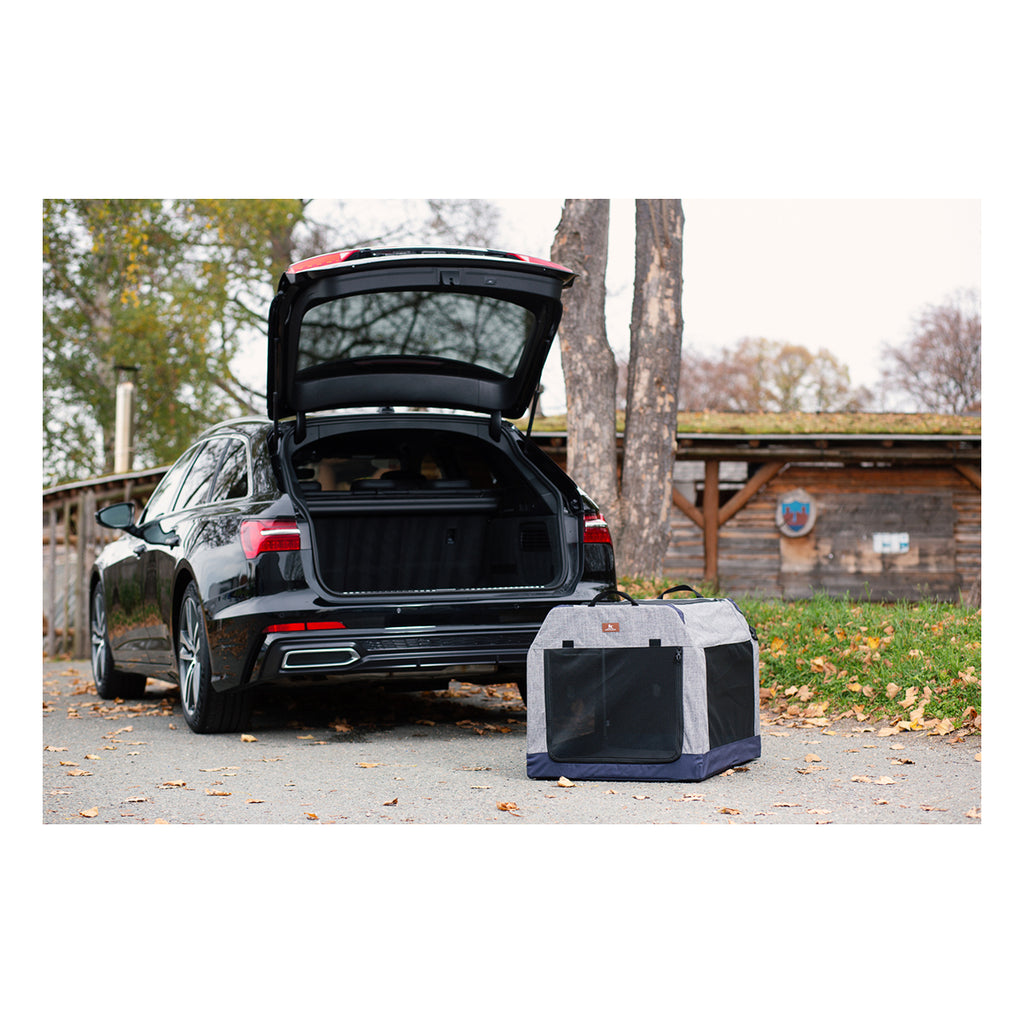Knuffelwuff faltbare Hundebox Transportbox Denali mit Aluminiumgestell