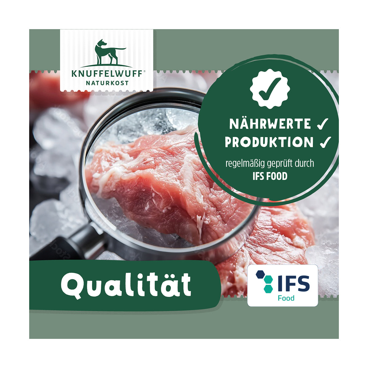 Knuffelwuff Huhn & Fisch Würfel - Mit extra viel Hähnchenfleisch und Fisch, 250g