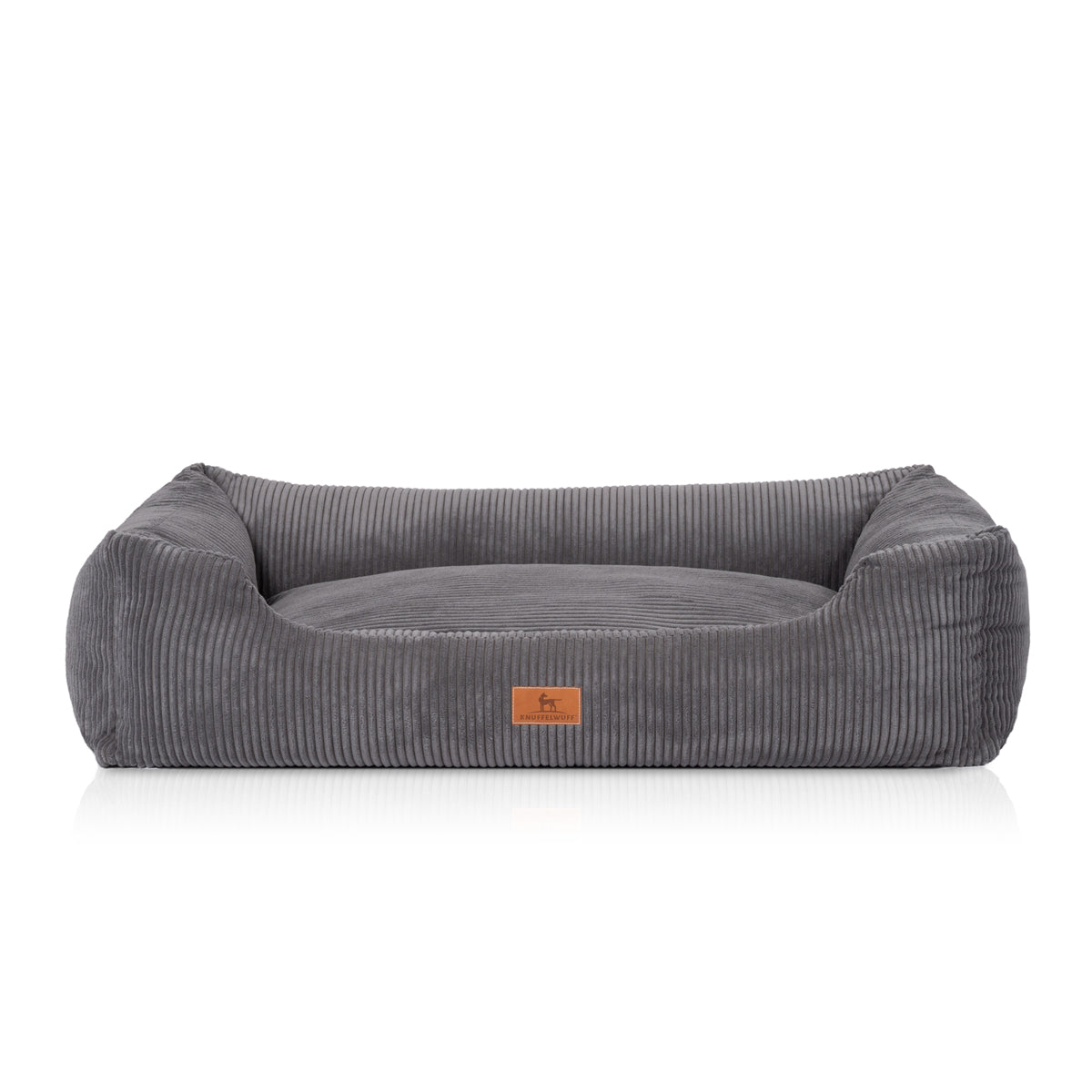 Knuffelwuff Hundebett aus Cord mit Handwebcharakter Olivia