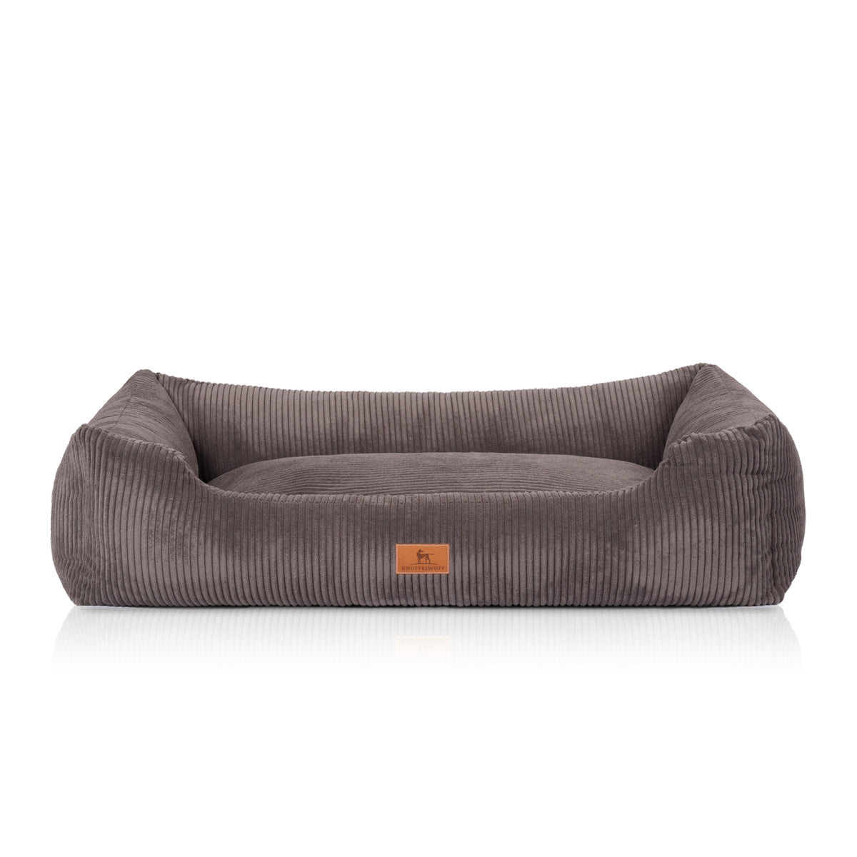 Knuffelwuff Hundebett aus Cord mit Handwebcharakter Olivia