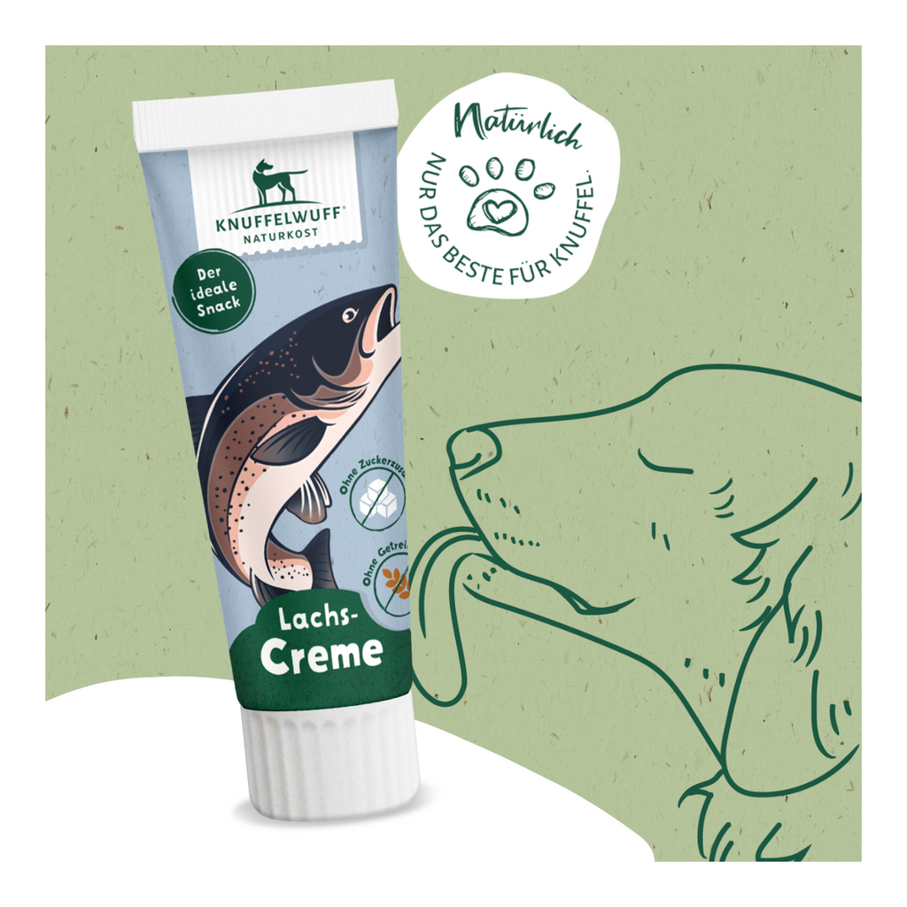 Knuffelwuff Hundekekse und Hundeeis Set mit Silikonform, Rezepten und Tubensnack