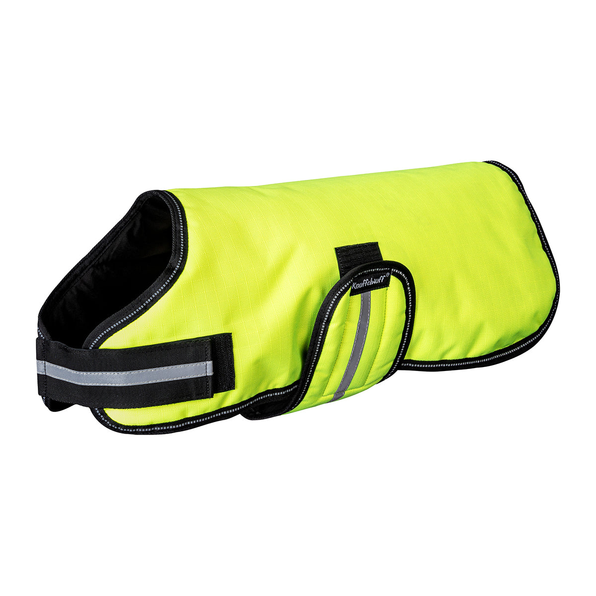 Knuffelwuff Hundemantel Funktionstextil reflektierend Neon