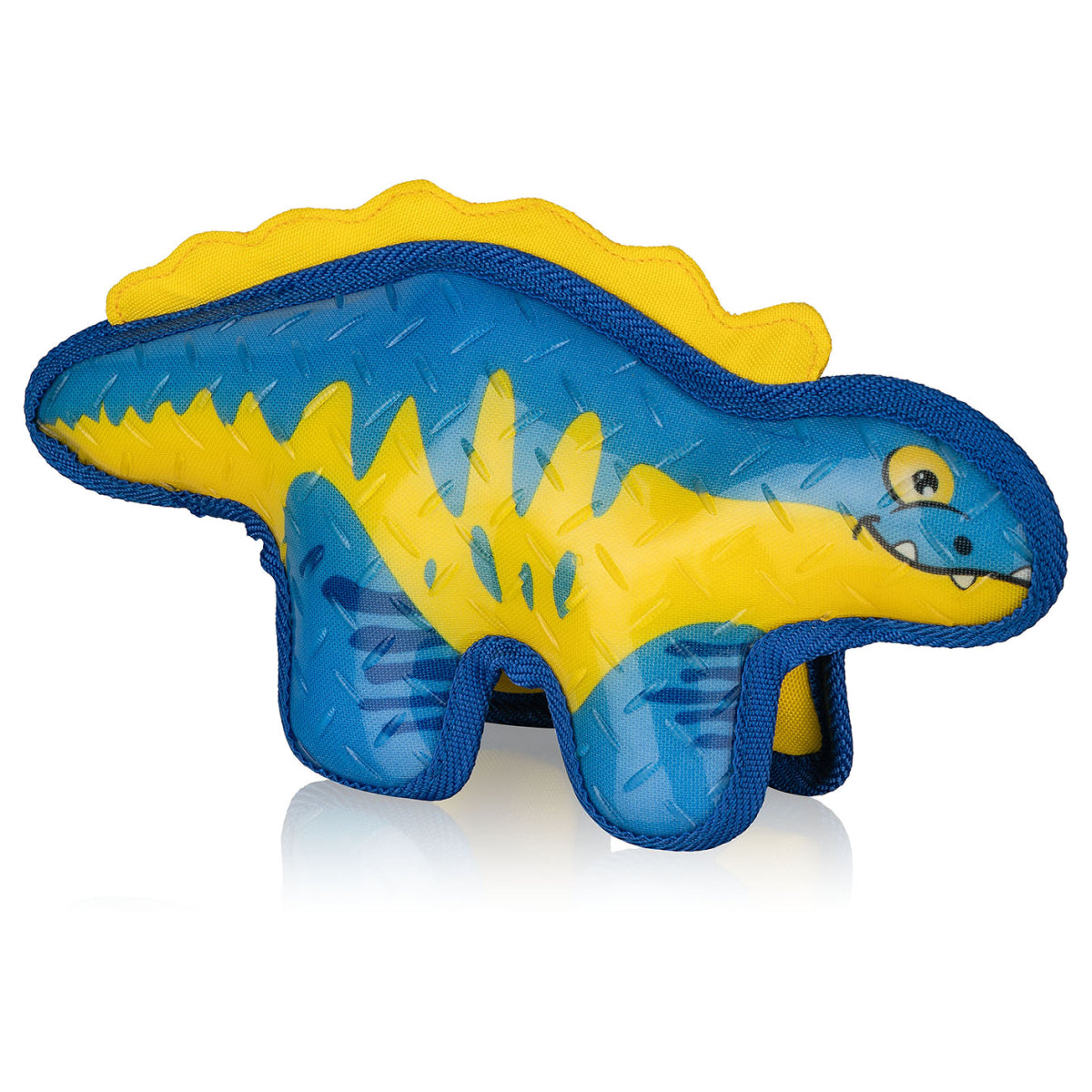 Knuffelwuff Hundespielzeug Dinosaurier Brachiosaurus aus Gummi und Gewebe