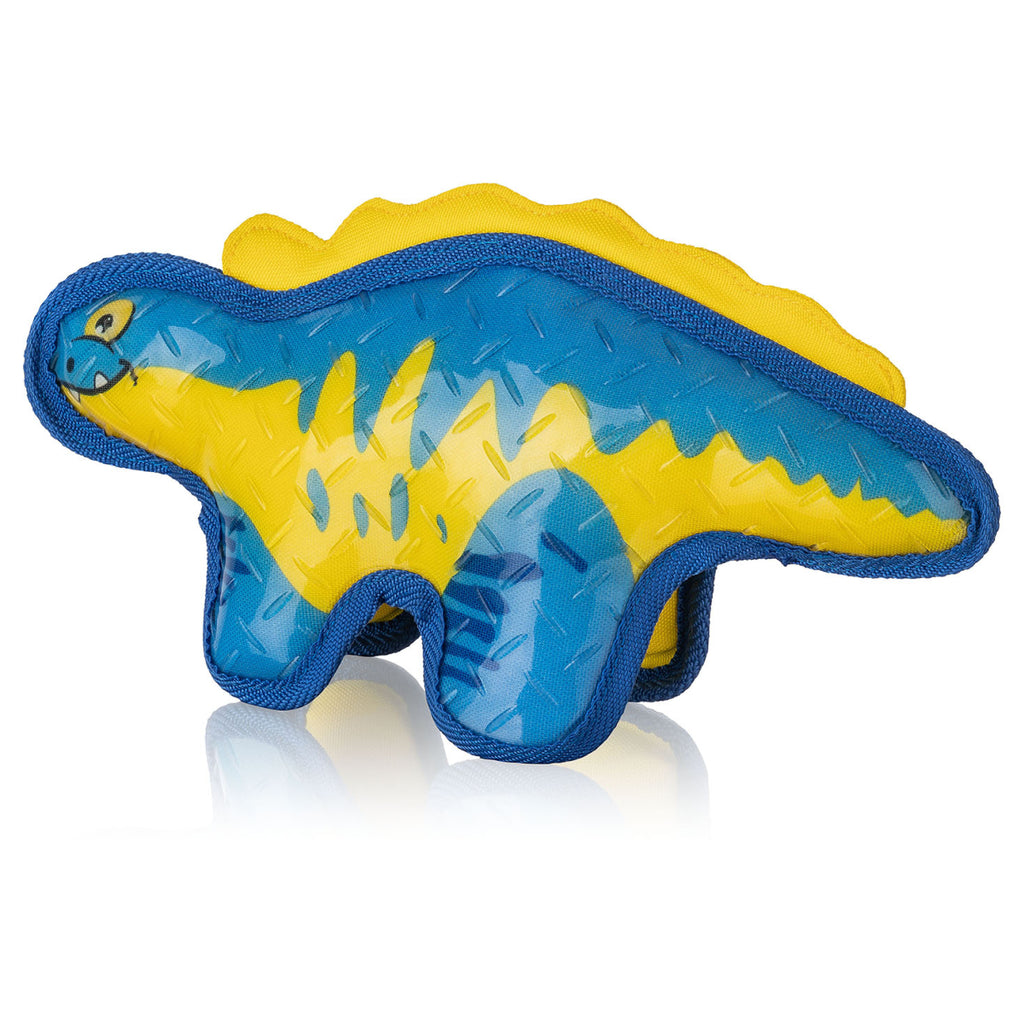 Knuffelwuff Hundespielzeug Dinosaurier Brachiosaurus aus Gummi und Gewebe