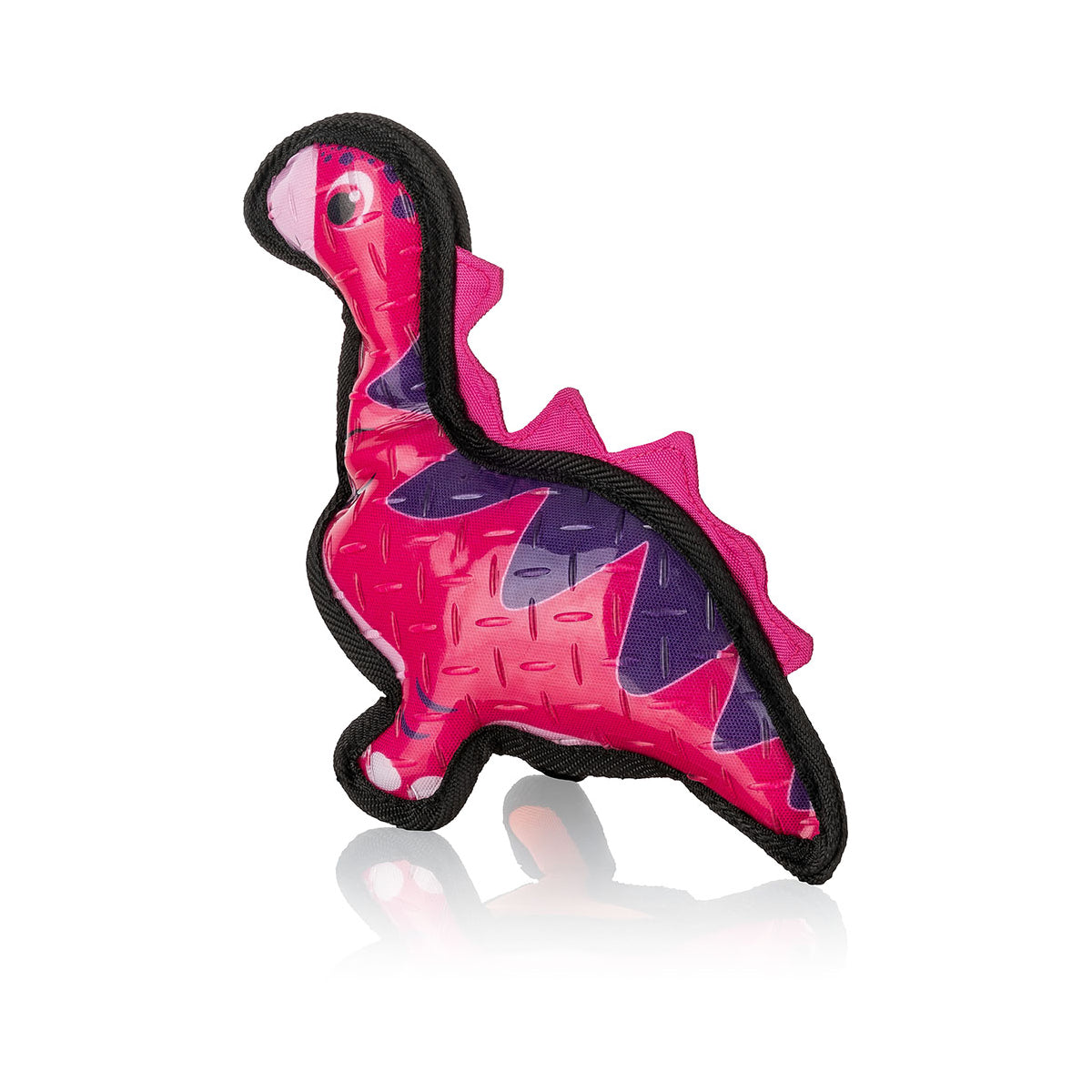 Knuffelwuff Hundespielzeug Dinosaurier Diplodocus aus Gummi und Gewebe
