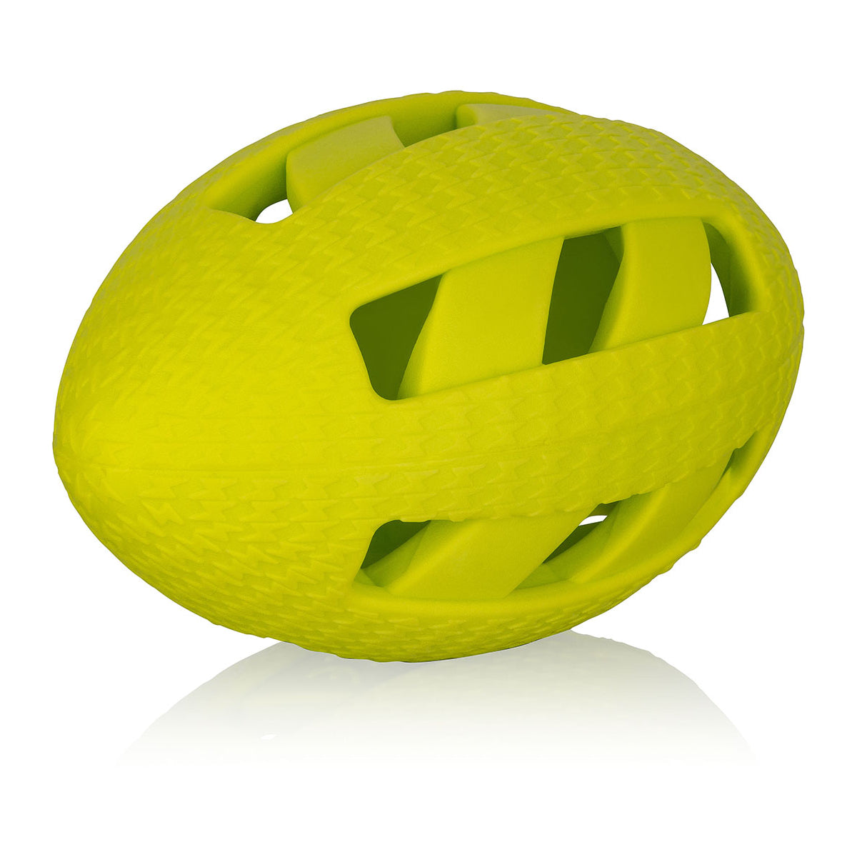 Knuffelwuff Hundespielzeug Snackball Futter Rugby aus TPR