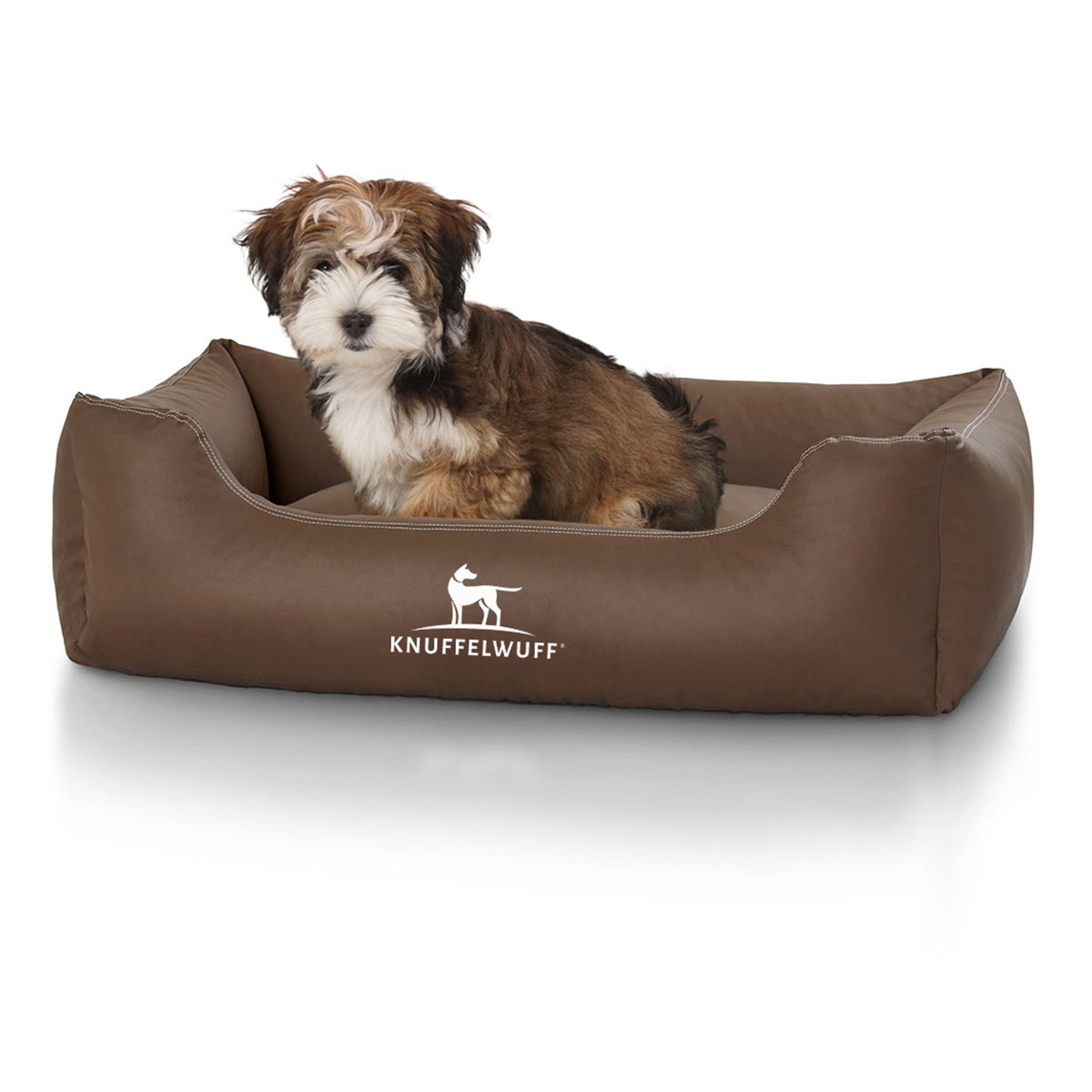 Knuffelwuff Kunstleder Hundebett Sidney