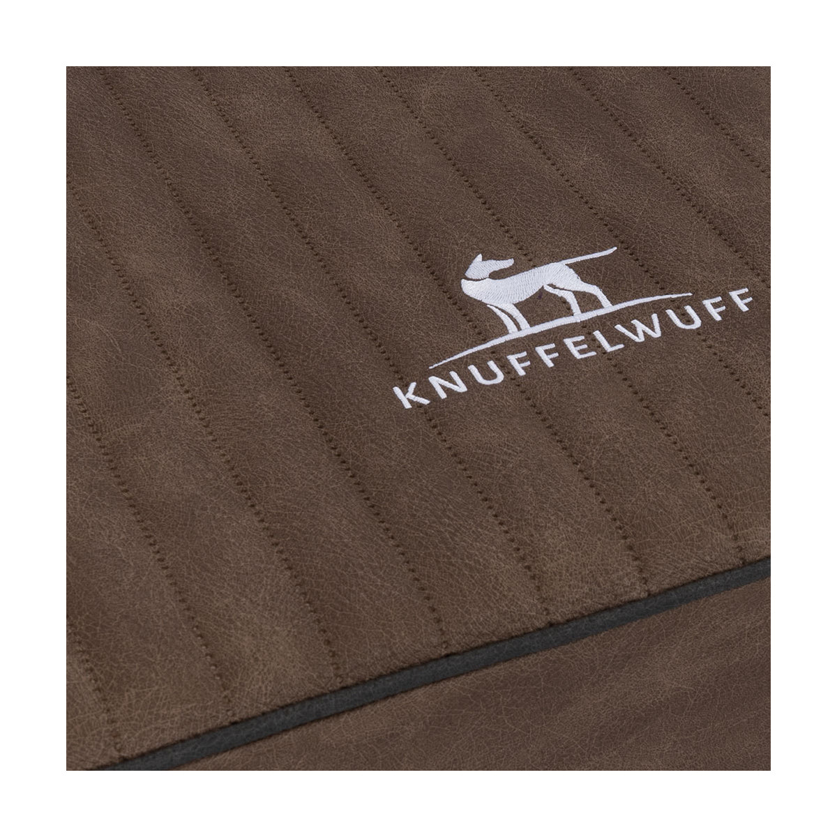 Knuffelwuff orthopädische Hundematte Palomino aus laser-gestepptem Kunstleder