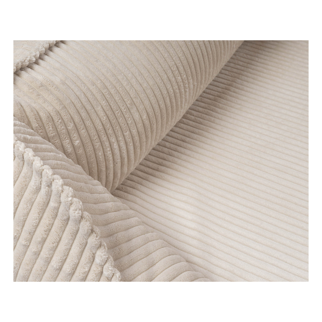 Knuffelwuff orthopädisches Hundebett aus Cord mit Handwebcharakter Nunavut – Beige