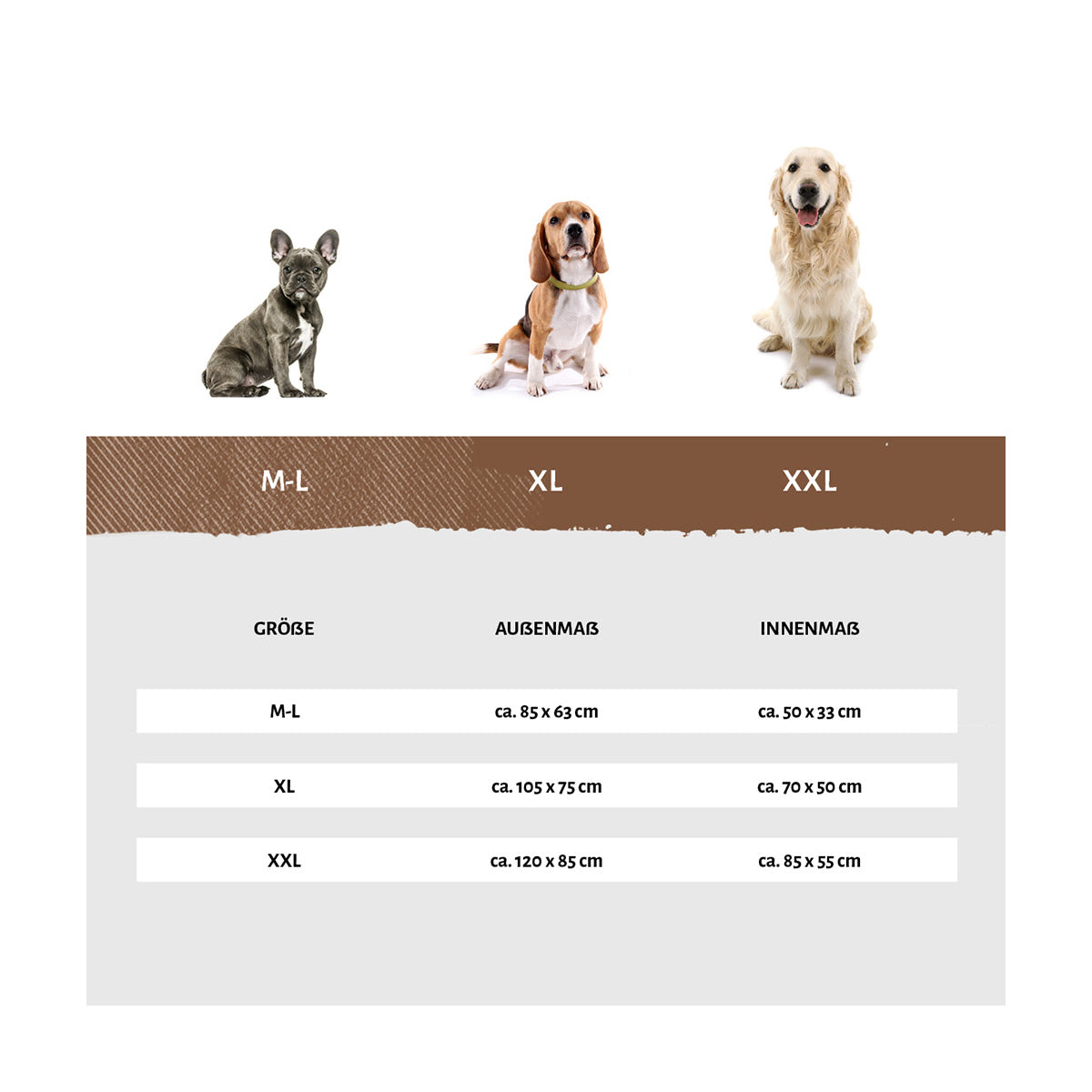 Knuffelwuff Orthopädisches Hundebett Luisa aus Velours mit feinem Handwebcharakter Sunshine Edition