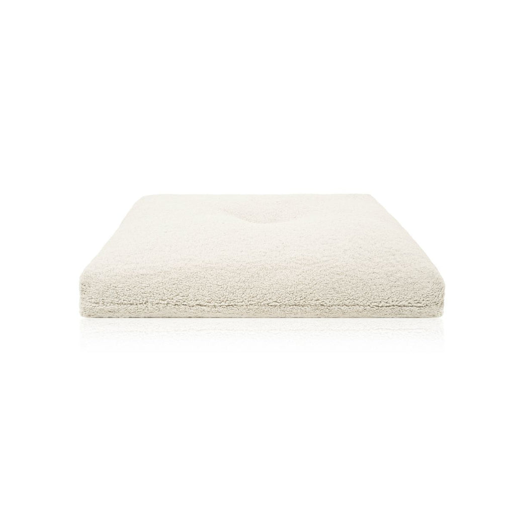 Knuffelwuff orthopädisches Hundebett Matteo mit Memory-Foam Schaumstoffflocken aus kuschligem Teddy Material