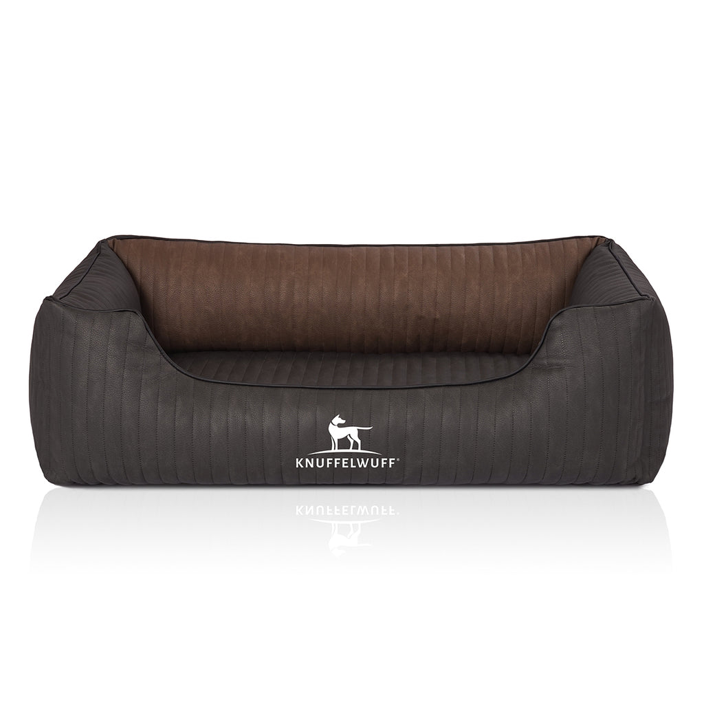 Knuffelwuff Orthopädisches Hundebett Outback aus laser-gestepptem Kunstleder