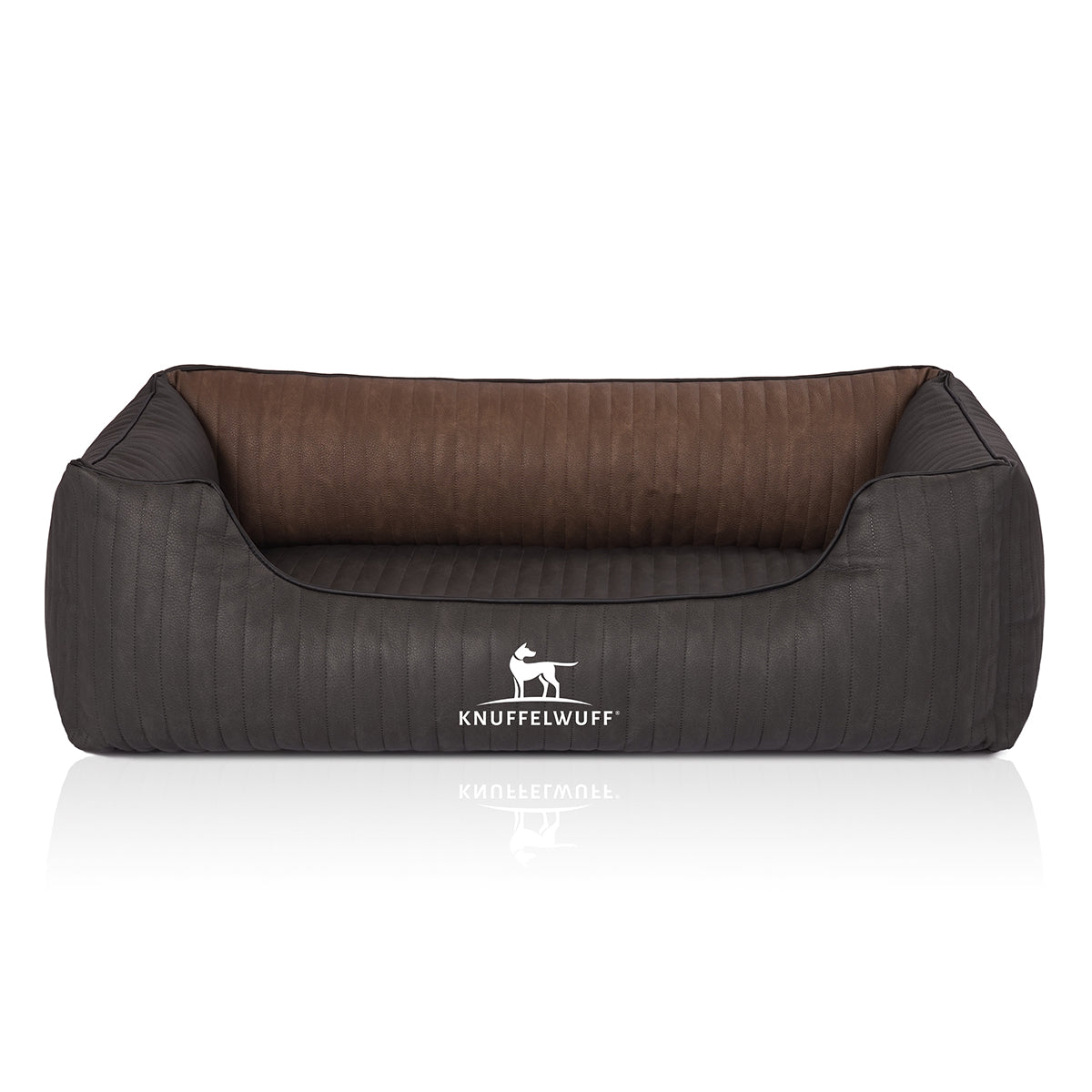 Knuffelwuff Orthopädisches Hundebett Outback aus laser-gestepptem Kunstleder