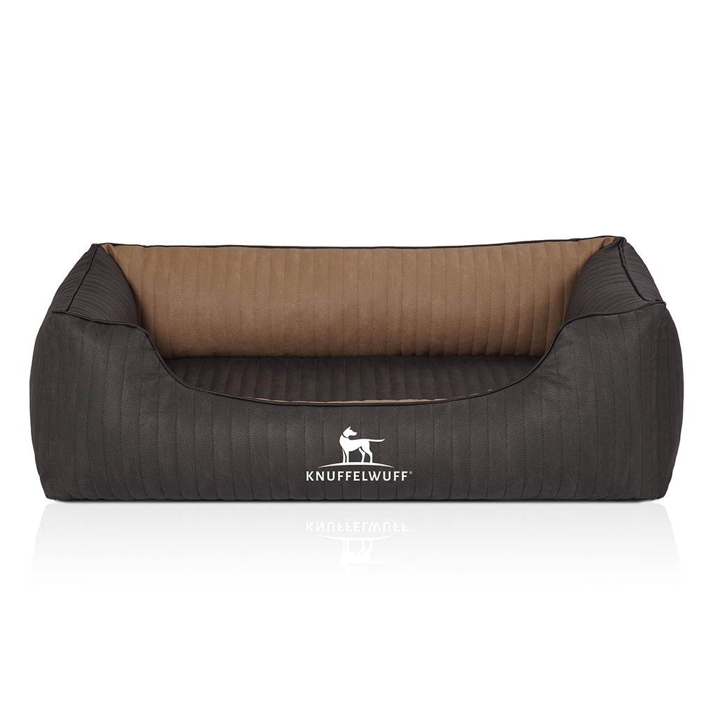 Knuffelwuff Orthopädisches Hundebett Outback aus laser-gestepptem Kunstleder