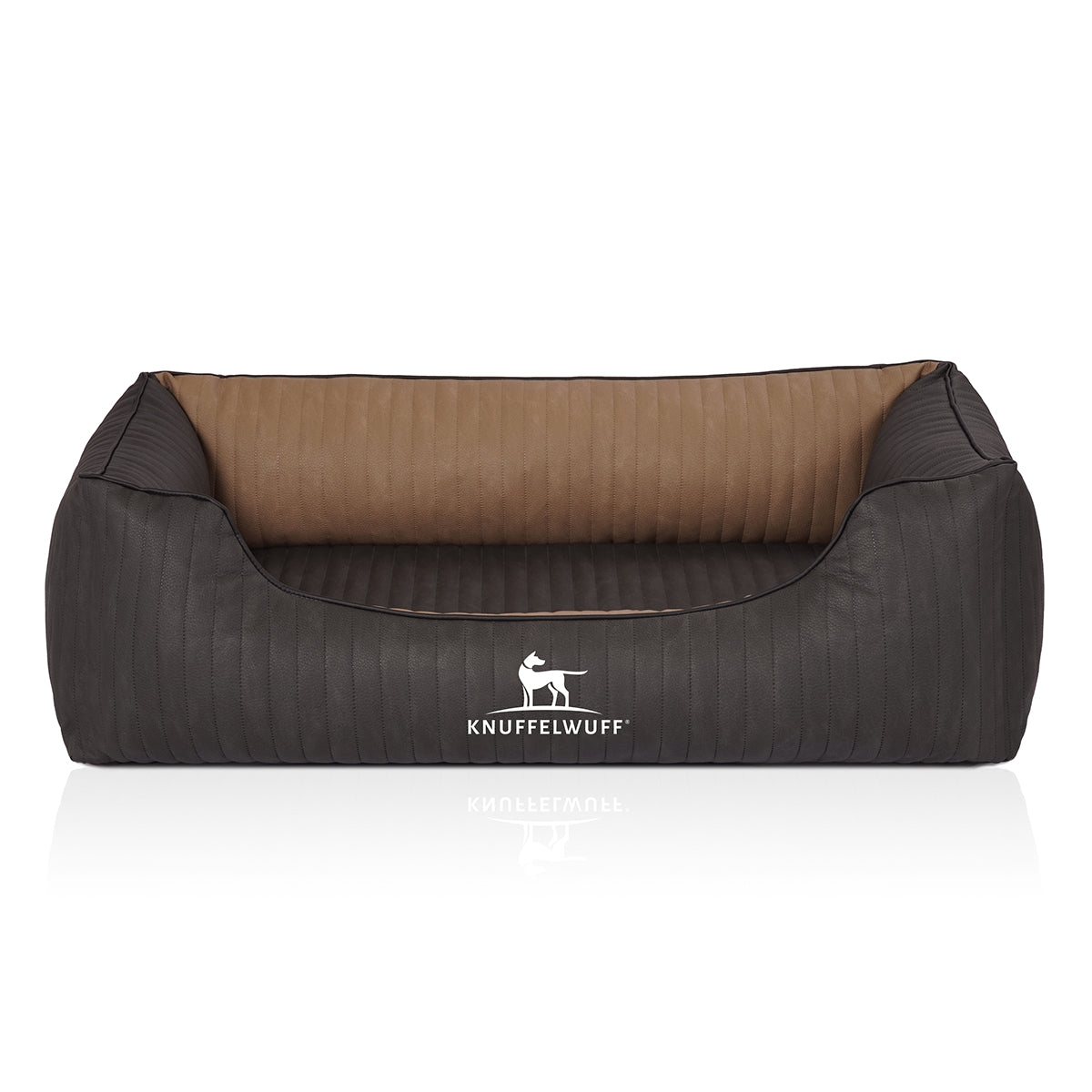 Knuffelwuff Orthopädisches Hundebett Outback aus laser-gestepptem Kunstleder