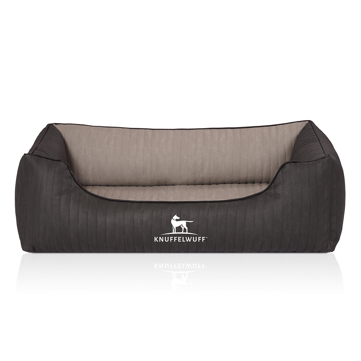 Knuffelwuff Orthopädisches Hundebett Outback aus laser-gestepptem Kunstleder