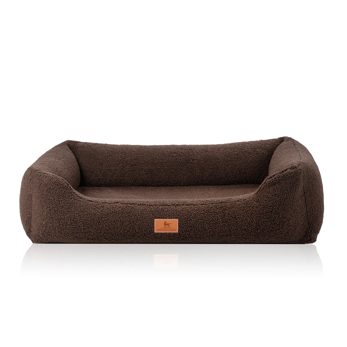 Knuffelwuff orthopädisches Hundebett Wollekopp aus kuscheligem Teddy Material